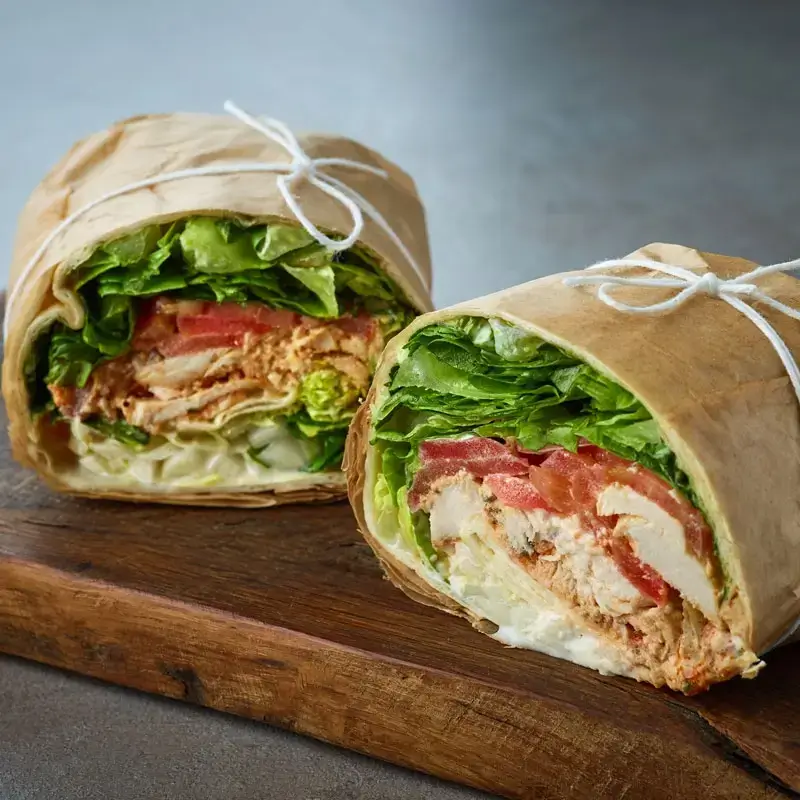 Fresh chicken wrap